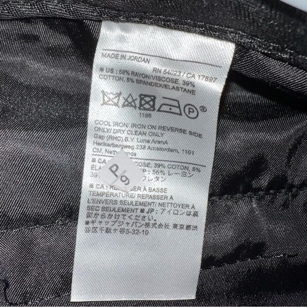 Banana Republic Black Sloan Pants size 6 New With Tags - Picture 5 of 11